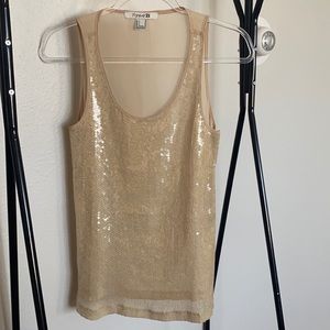 Forever 21 size Small Sheer Sequin Top